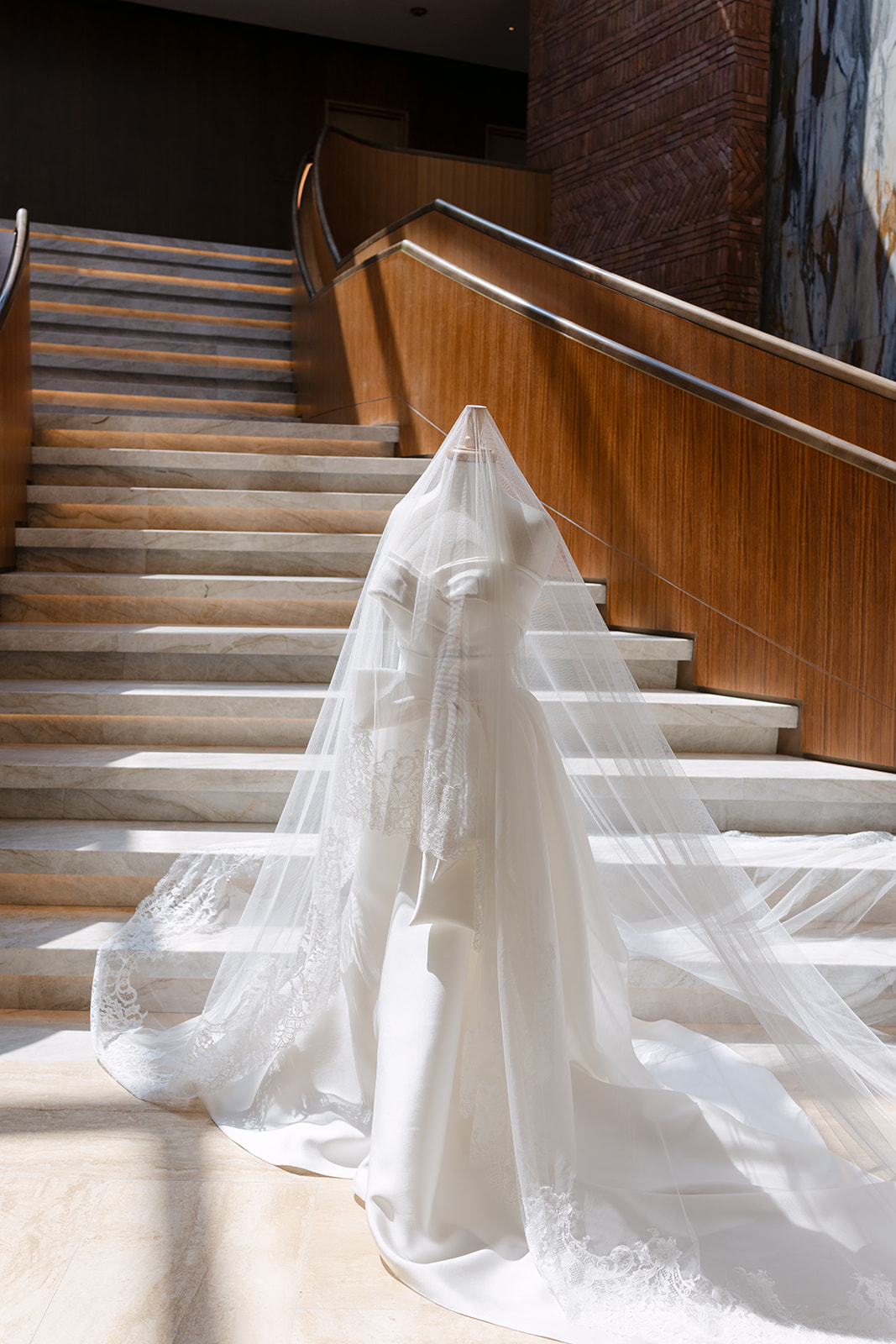 Bride portrait with luminous Caribbean Hollywood waves at a St. Regis Cap Cana wedding